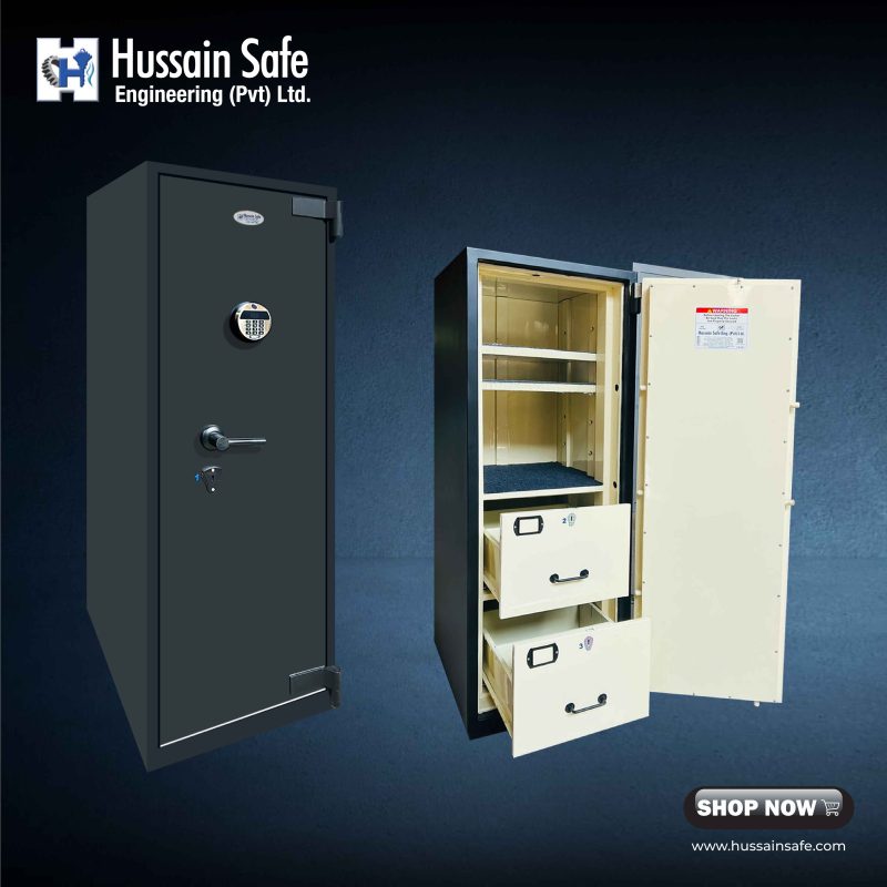 MPL 100 Premium Heavy-Duty Fireproof Locker with Advanced Fingerprint Technology